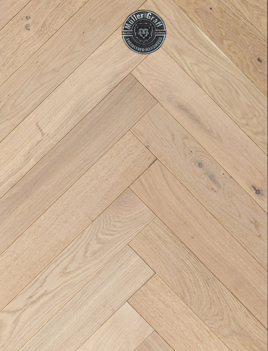 Italia Classics - Trieste | 4mm Veneer 5/8” 3.54x23.62 | Herringbone Engineered Hardwood | Muller Graff