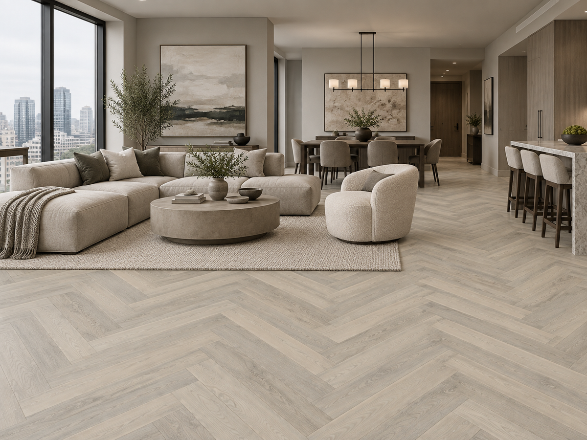 Herringbone - Chaumont | 3mm 6x36 5/8” | European Oak Engineered Hardwood | Celeste Floors